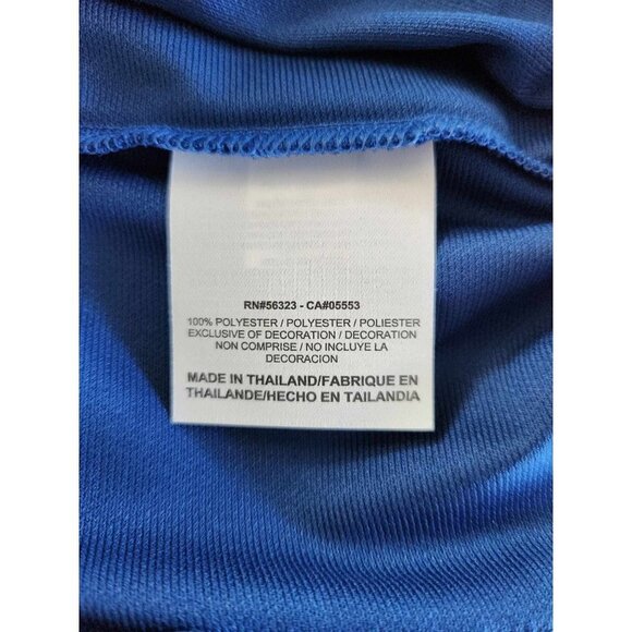 Nike Women's Sleeveless Blue Golf Polo Shirt Size Medium - Picture 9 of 11